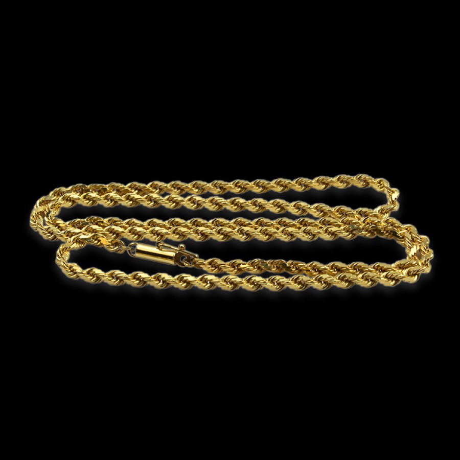 Estate PAGE Estate | Estate 18K Yellow Gold Rope Link 19.5" Chain