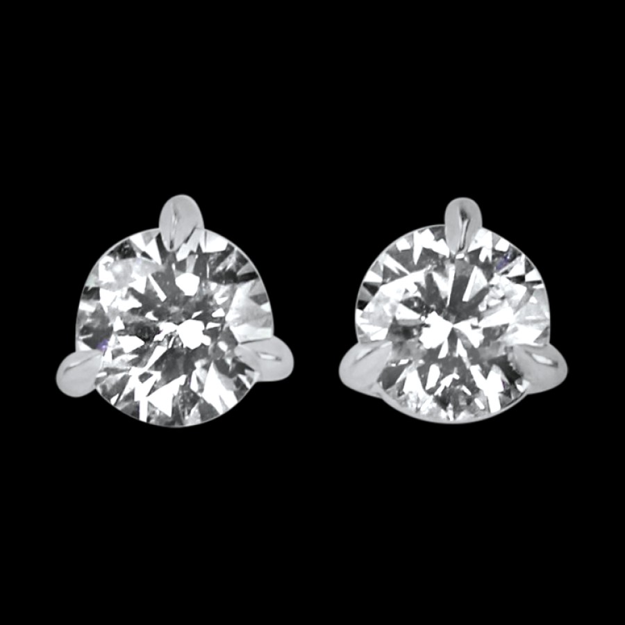 Estate PAGE Estate | Estate Kwiat Platinum Diamond Stud Earrings