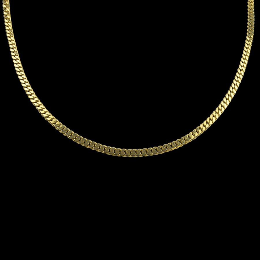 Estate PAGE Estate | Estate 14K Yellow Gold Curb Link 24" Chain Necklace