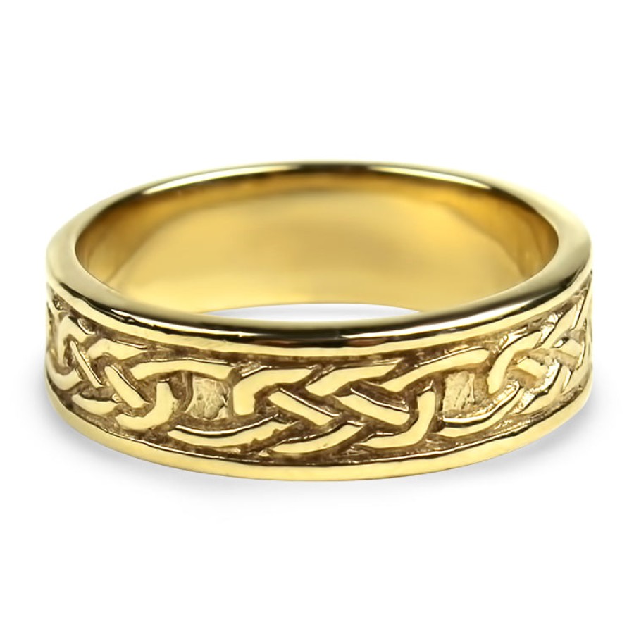 Estate PAGE Estate | Estate 14K Yellow Gold Celtic Inspired Band