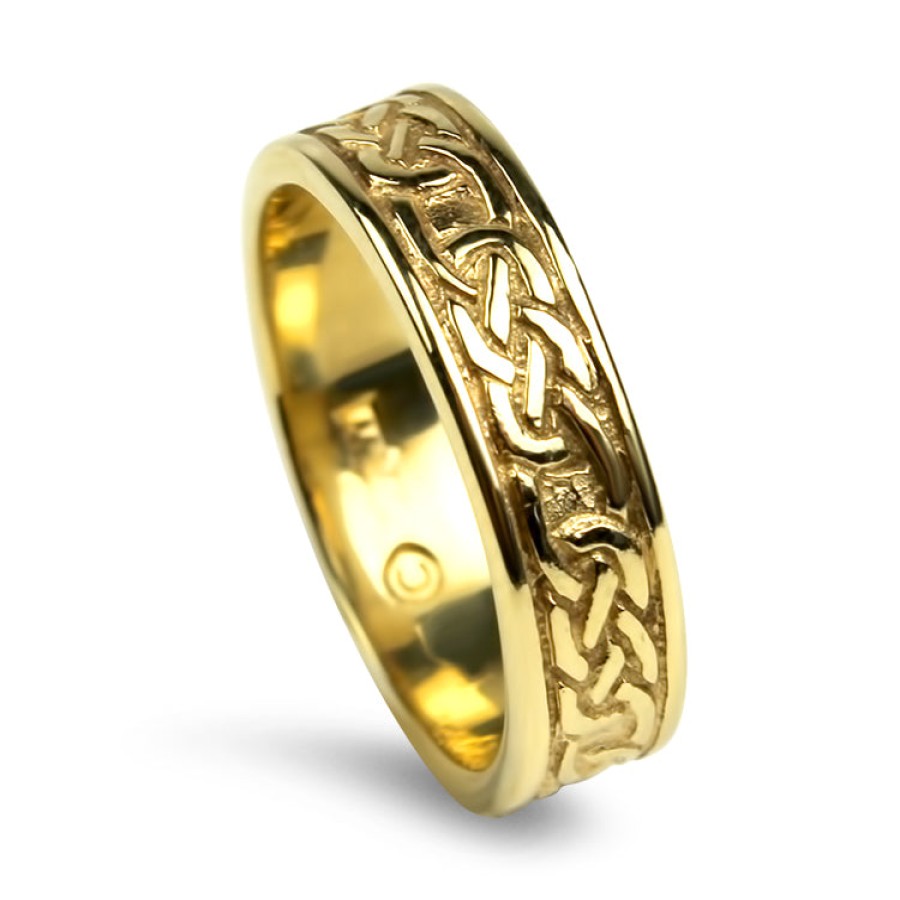 Estate PAGE Estate | Estate 14K Yellow Gold Celtic Inspired Band