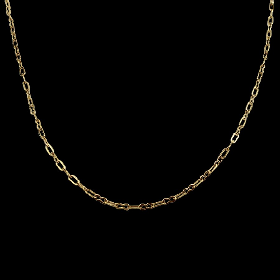 Estate PAGE Estate | Estate 14K Yellow Gold Figure 8 Oval Link 19" Chain