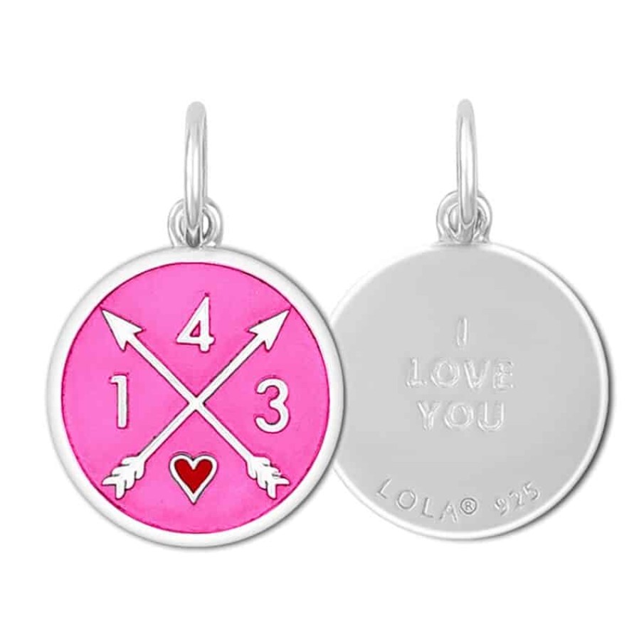 Jewelry LOLA Pendants | Lola I Love You Pendant - Pink