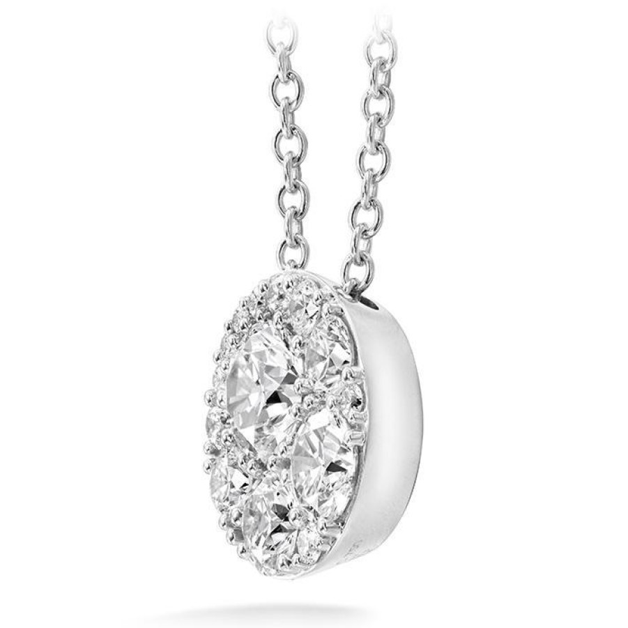 Jewelry Hearts on Fire Diamond Necklaces & Pendants | Hearts On Fire Tessa Diamond Circle Pendant