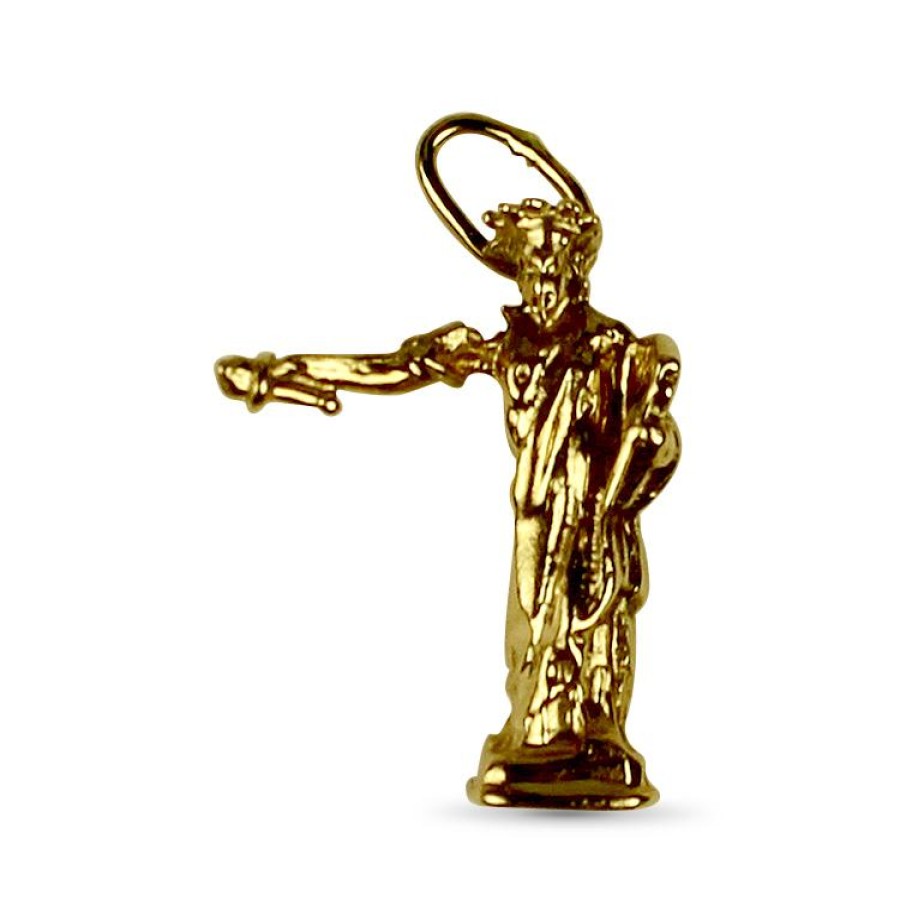 Estate PAGE Estate | Estate 14K Yellow Gold Lady Liberty Charm & Pendant