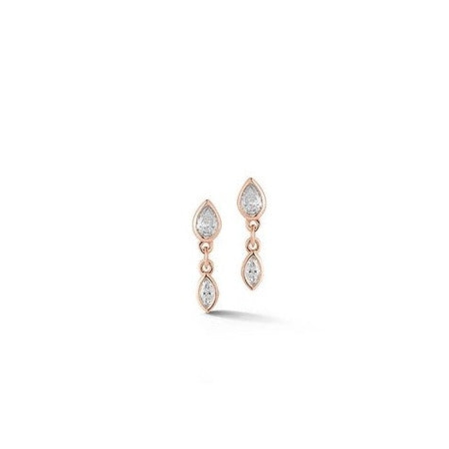 Jewelry Dana Rebecca Designs Diamond Earrings | Dana Rebecca Designs Taylor Elaine Marquise And Pear Bezel Drop Stud E