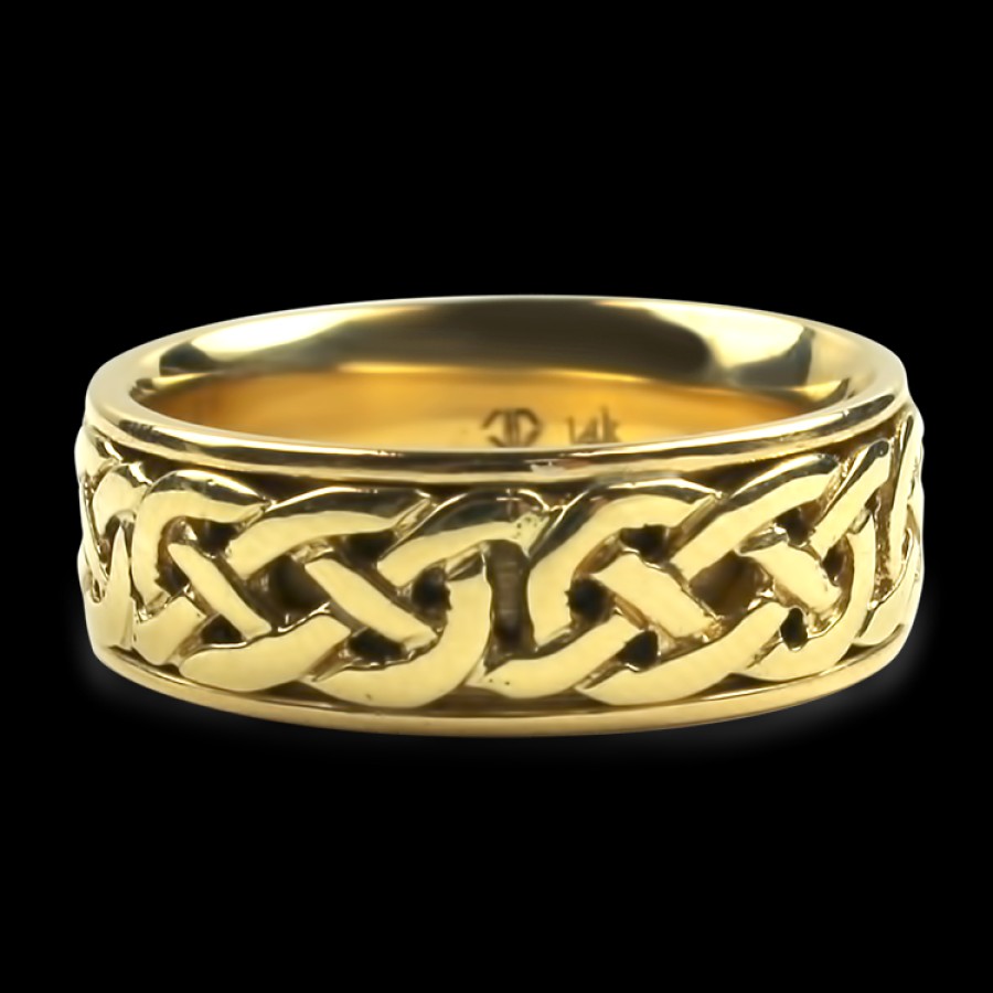 Estate PAGE Estate | Estate 14K Yellow Gold Celtic-Inspired Band