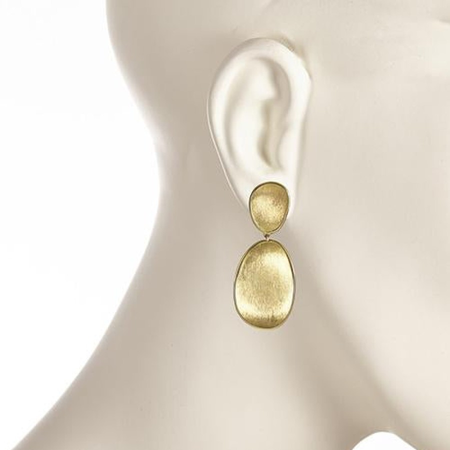 Jewelry Marco Bicego Dangle & Drop Earrings | Marco Bicego Lunaria Small Double Drop Earrings