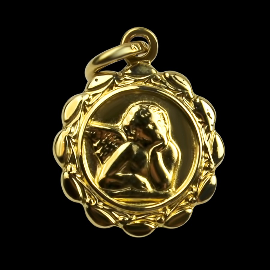 Estate PAGE Estate | Estate 14K Yellow Gold Cherub Charm/Pendant