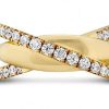 Jewelry Hearts on Fire Diamond Rings | Hearts On Fire 18K Yellow Gold Grace Xx Diamond Ring