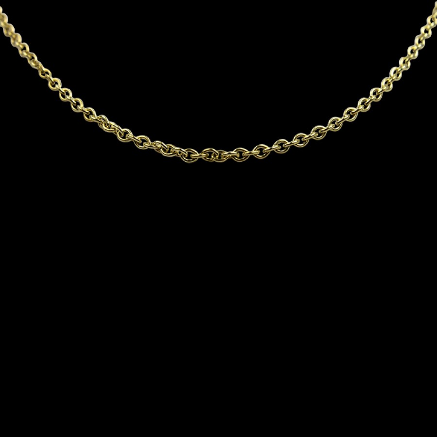 Estate PAGE Estate | Estate 14K Yellow Gold Cable Link 16" Chain