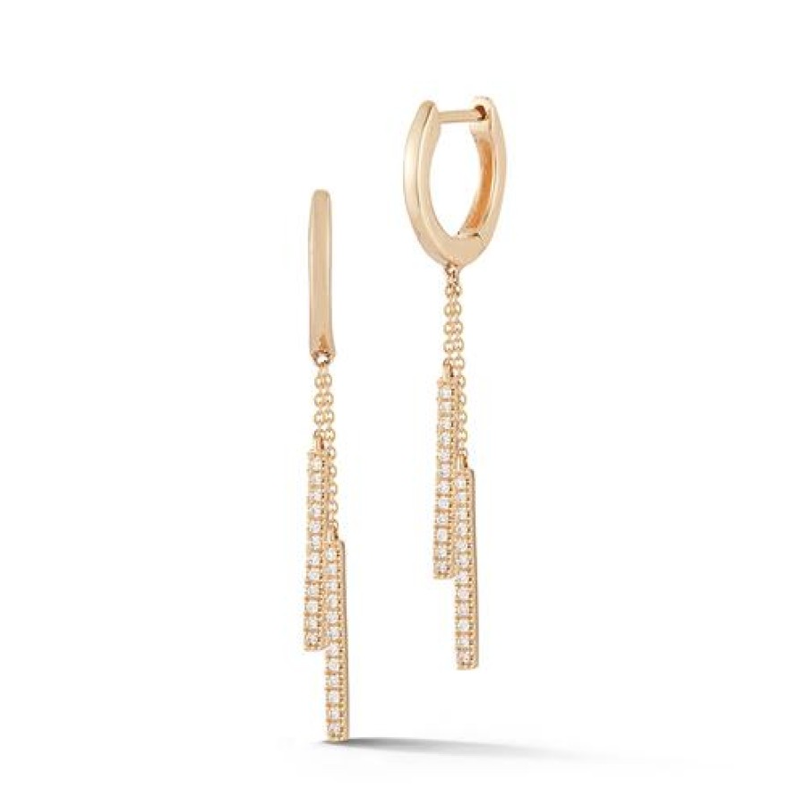 Jewelry Dana Rebecca Designs Diamond Earrings | Dana Rebecca Designs Sylvie Rose Double Drop Huggies - Yellow Gold