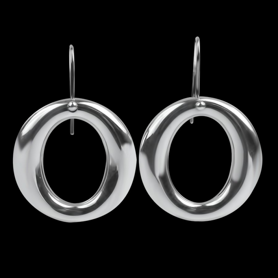 Estate Estate Tiffany & Co. | Tiffany & Co. Estate Sterling Silver Elsa Peretti Sevillana Earrings