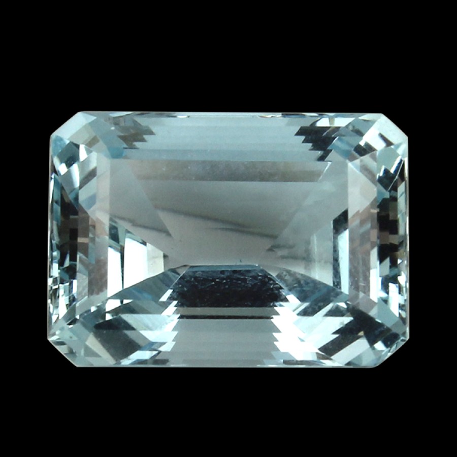 Estate PAGE Estate | Estate Loose 23.28Cts Emerald Cut Aquamarine