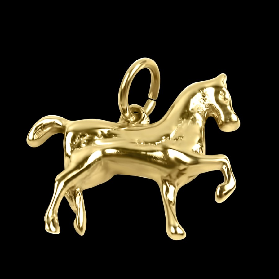 Estate PAGE Estate | Estate 14K Yellow Gold Horse Pendant