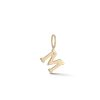 Jewelry Dana Rebecca Designs Diamond Necklaces & Pendants | Dana Rebecca Diamond "M" Charm - Yellow Gold