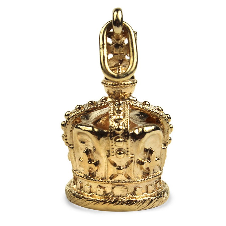 Estate PAGE Estate | Estate 14K Yellow Gold Papal Tiara Charm