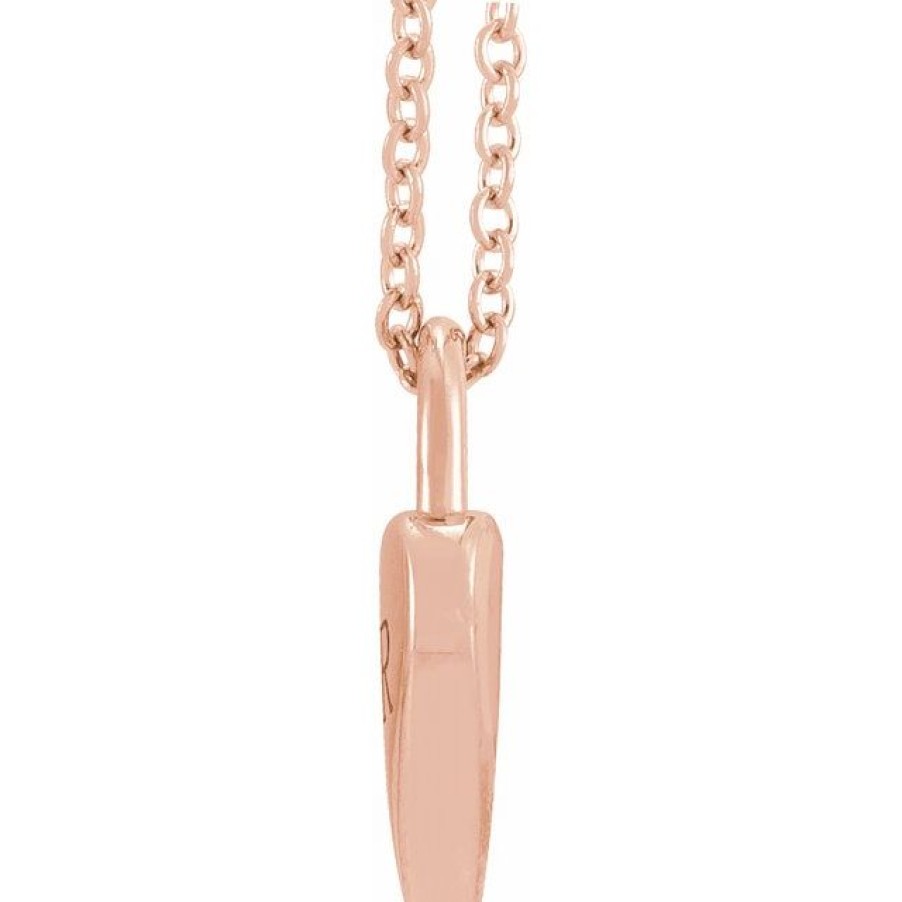 Jewelry Sincerely, Springer's Lockets | Sincerely, Springer'S Rose Gold Engravable Heart Locket Necklace