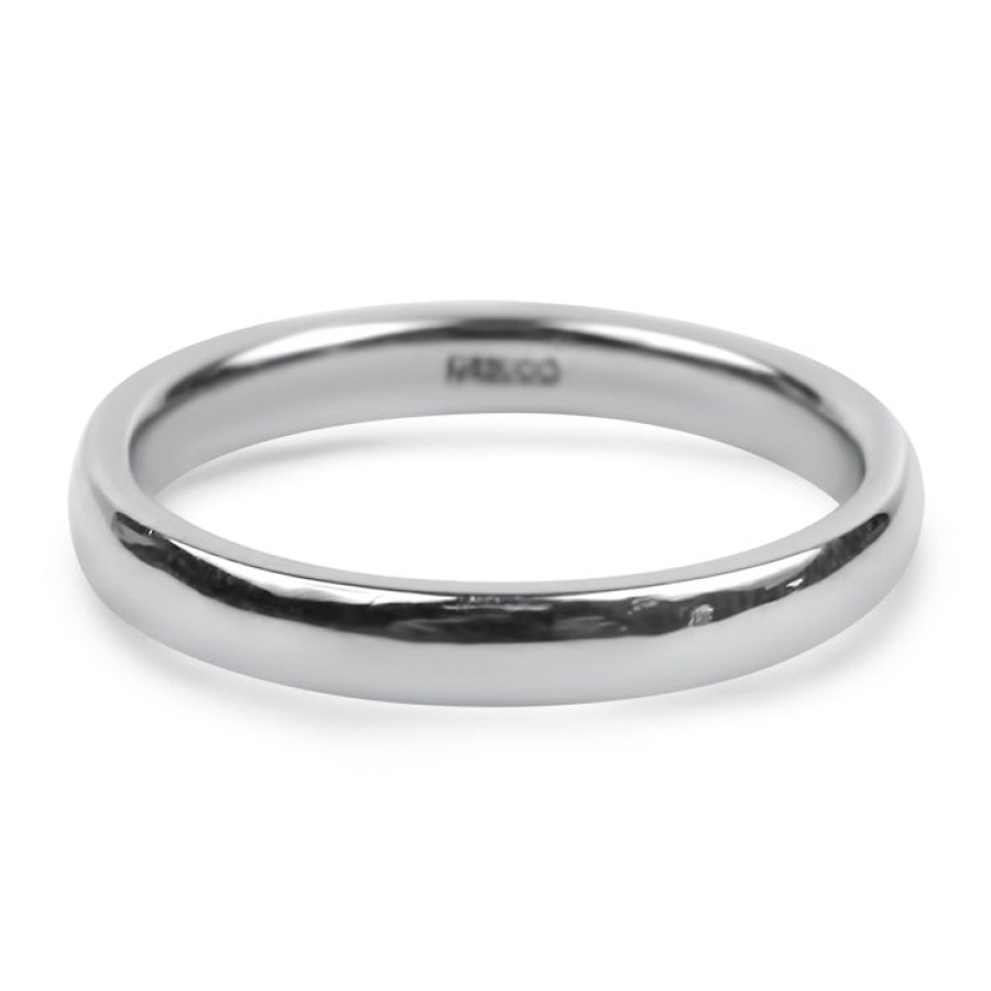 Estate PAGE Estate | Estate Platinum 2.5Mm Half Round Band