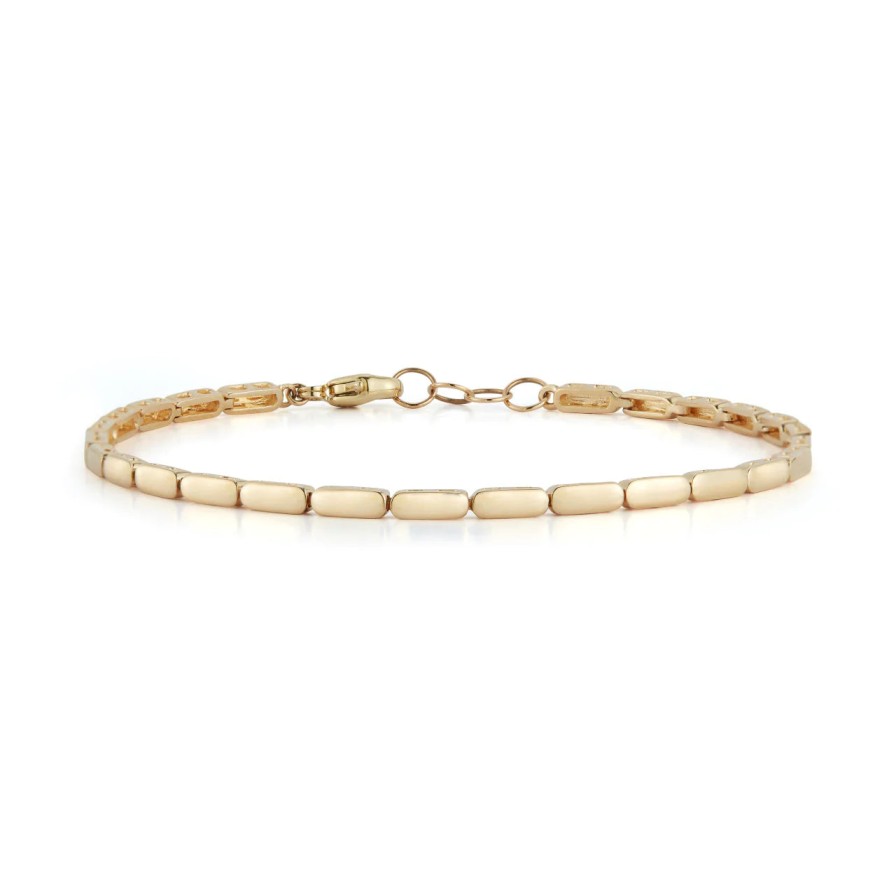 Jewelry Dana Rebecca Designs Tennis + Line Bracelets | Dana Rebecca Designs Melody Eden Gold Bar Bracelet - Yellow Gold