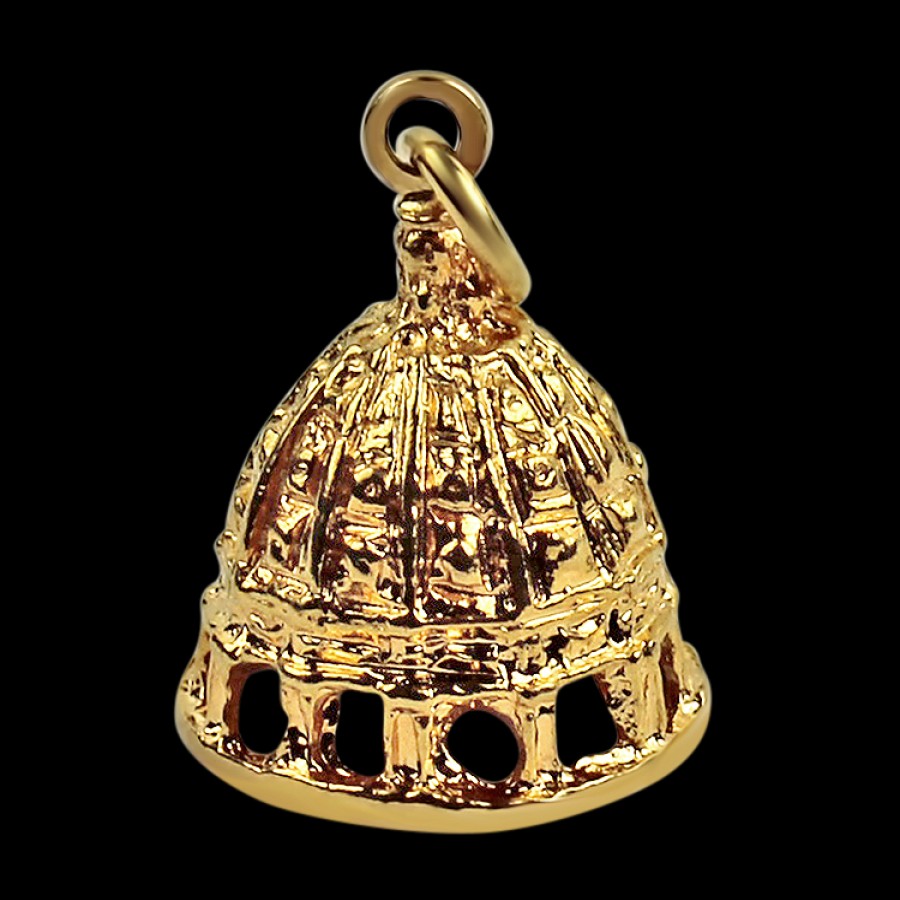 Estate PAGE Estate | Estate 18K Yellow Gold Capital Dome Pendant/Charm