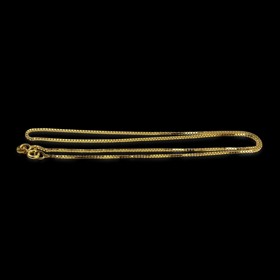 Estate PAGE Estate | Estate 14K Yellow Gold Box Link 16" Chain