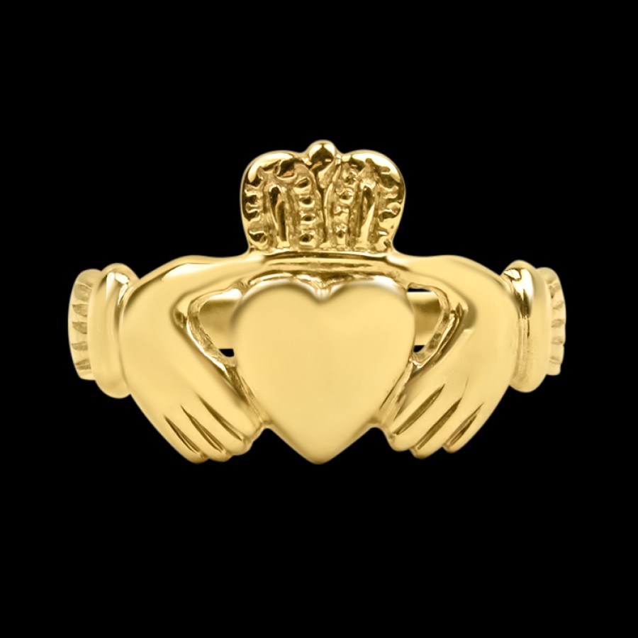 Estate PAGE Estate | Estate 14K Yellow Gold Claddagh Ring