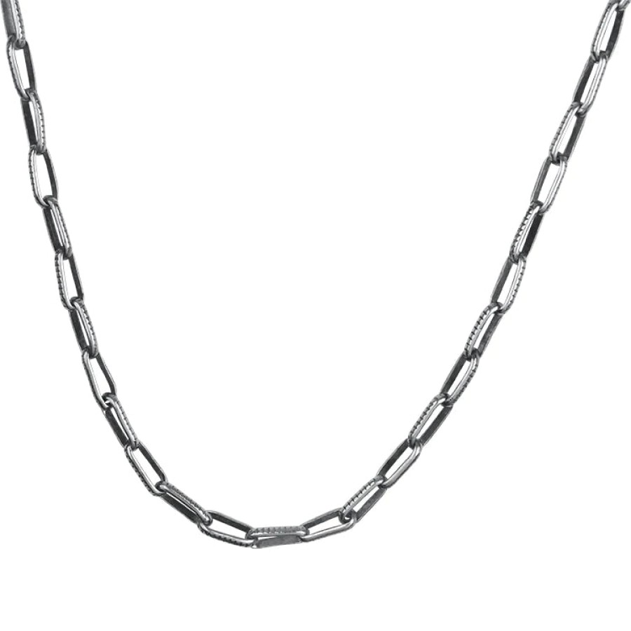 Estate PAGE Estate | Estate Sterling Silver Long Link Necklace