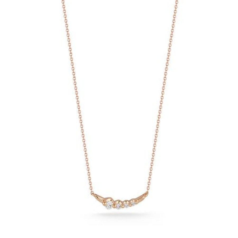 Jewelry Dana Rebecca Designs Diamond Necklaces & Pendants | Dana Rebecca Designs Vivian Lily Graduating Diamond Curve Necklace - Y