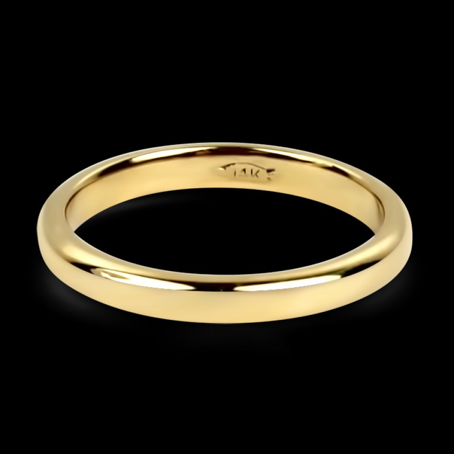 Estate PAGE Estate | Estate 14K Yellow Gold Half Round Band