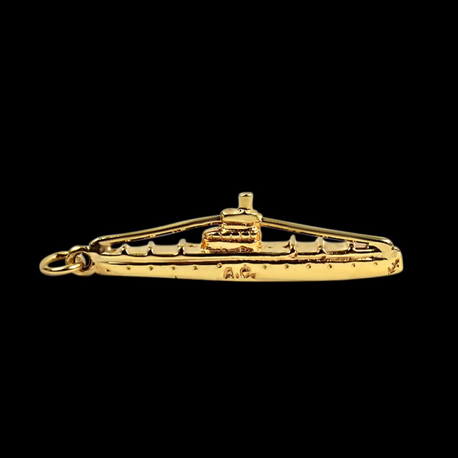 Estate PAGE Estate | Estate 14K Yellow Gold Submarine Pendant/Charm