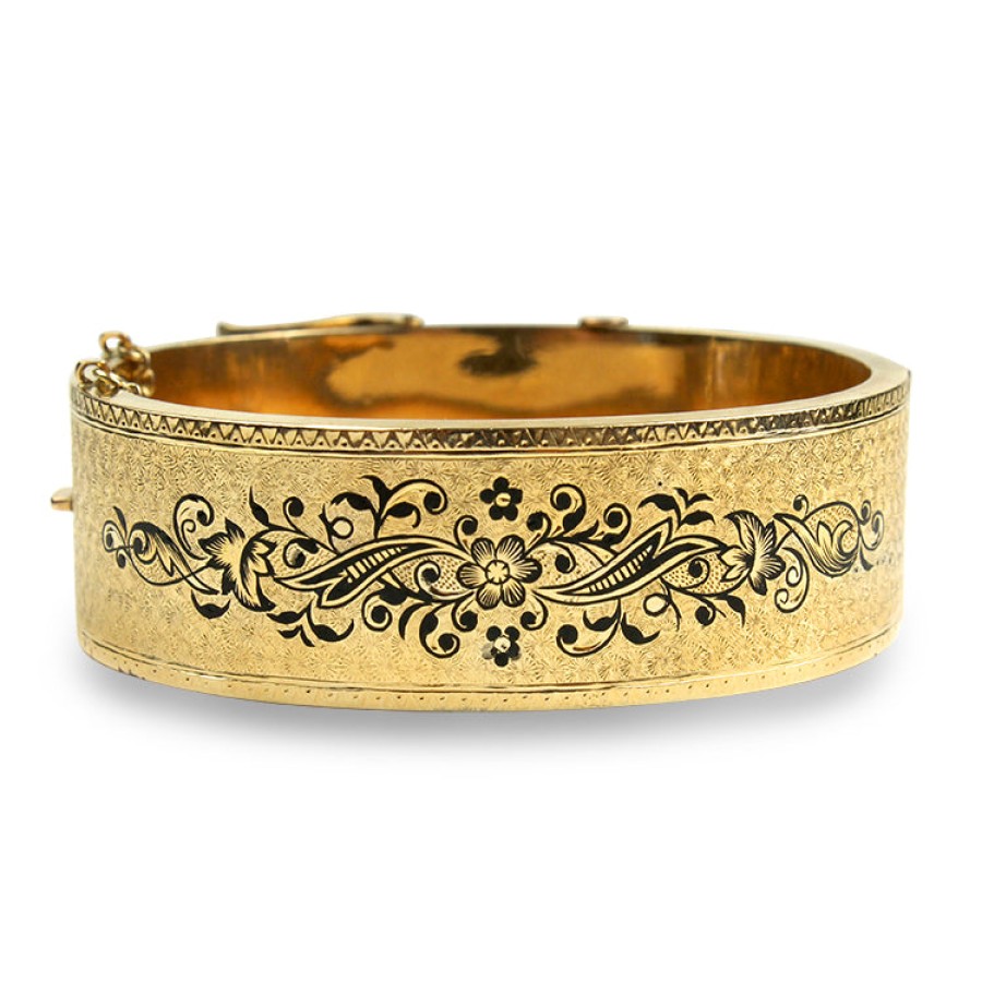 Estate PAGE Estate | Victorian Estate 14K Yellow Gold Wedding Bangle