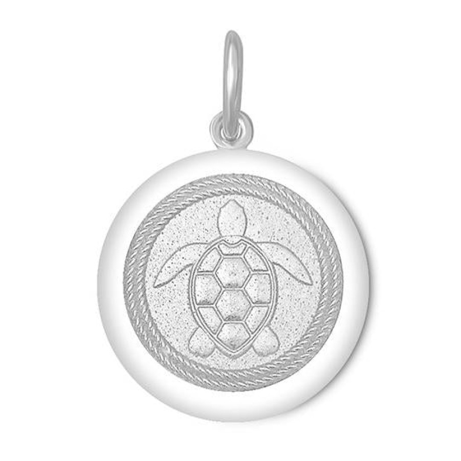 Jewelry LOLA Pendants | Lola Sea Turtle Pendant - Alpine White