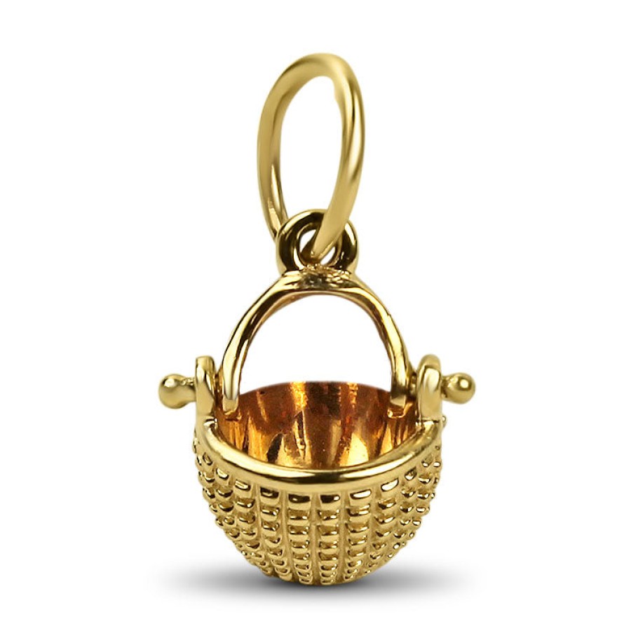 Estate PAGE Estate | Estate 14K Yellow Gold Basket Charm