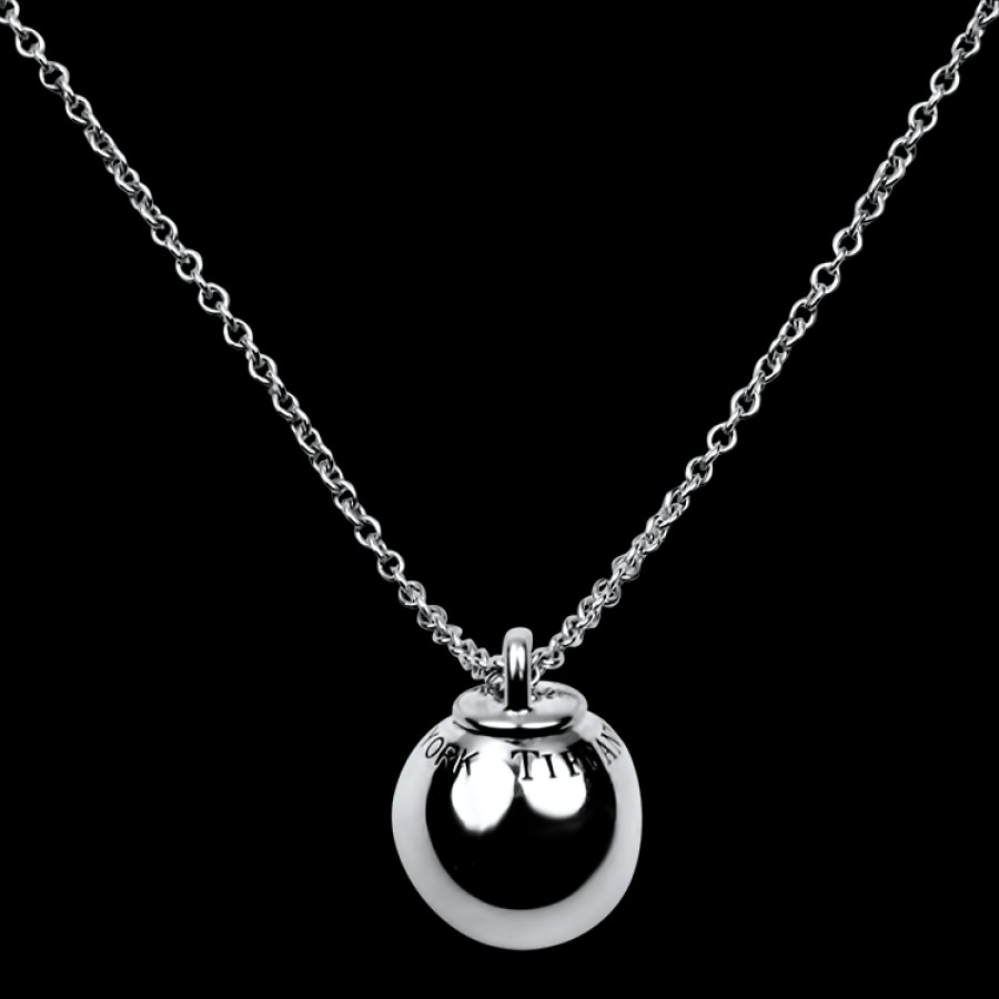 Estate Estate Tiffany & Co. | Tiffany & Co. Estate Sterling Silver Hardwear Collection Ball Pendant