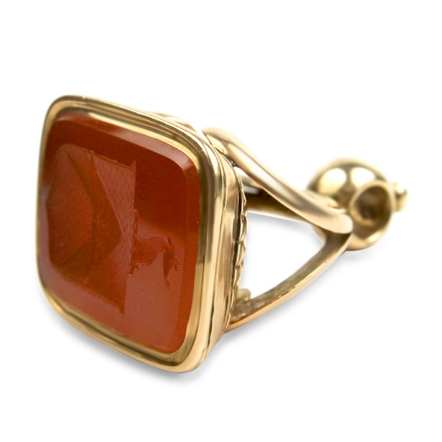 Estate PAGE Estate | Estate Victorian Yellow Gold Carnelian Fob