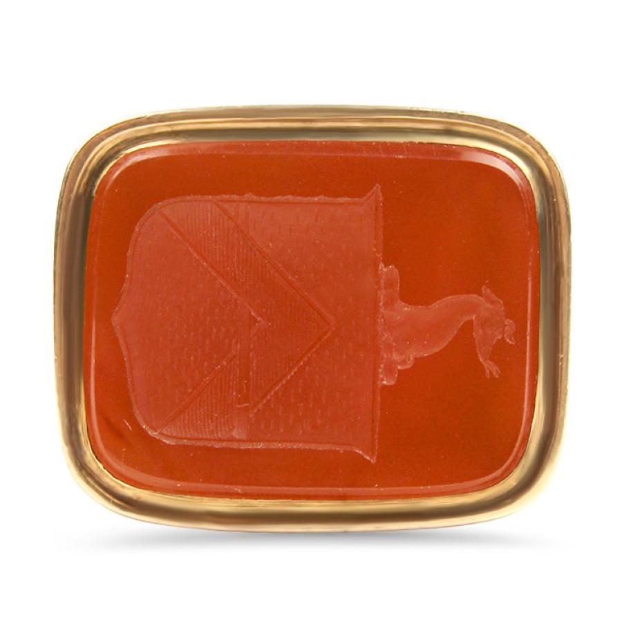 Estate PAGE Estate | Estate Victorian Yellow Gold Carnelian Fob