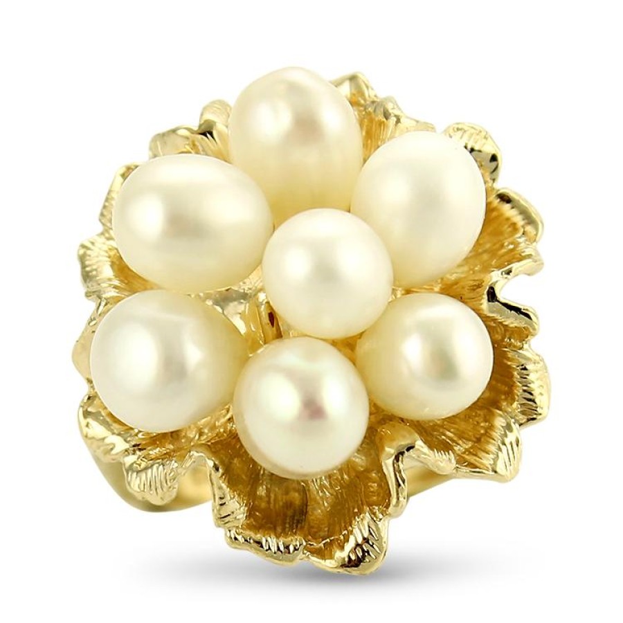 Estate PAGE Estate | Estate Floral Pearl Cluster Ring