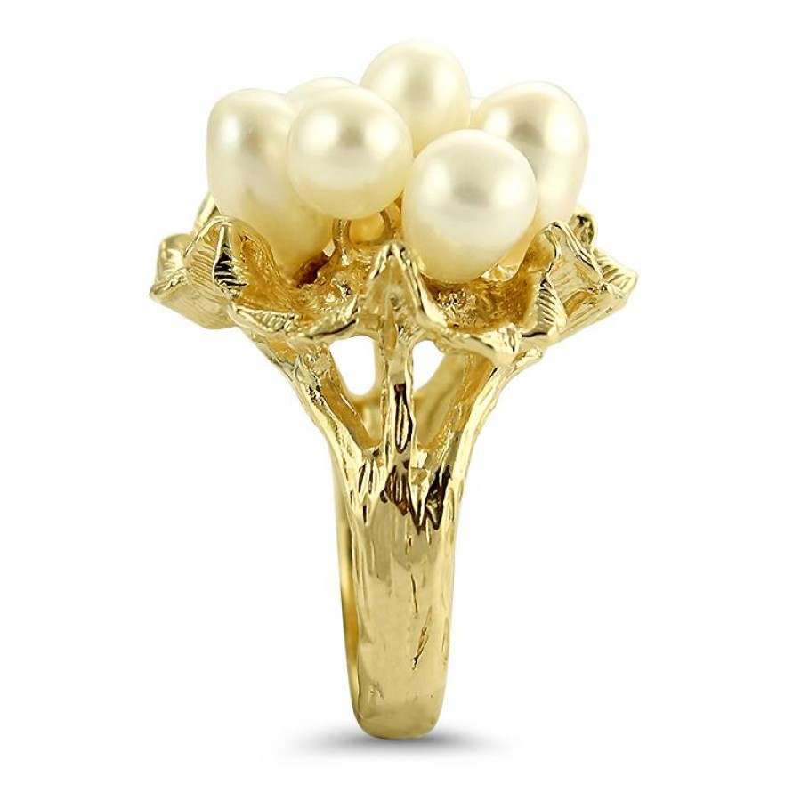 Estate PAGE Estate | Estate Floral Pearl Cluster Ring