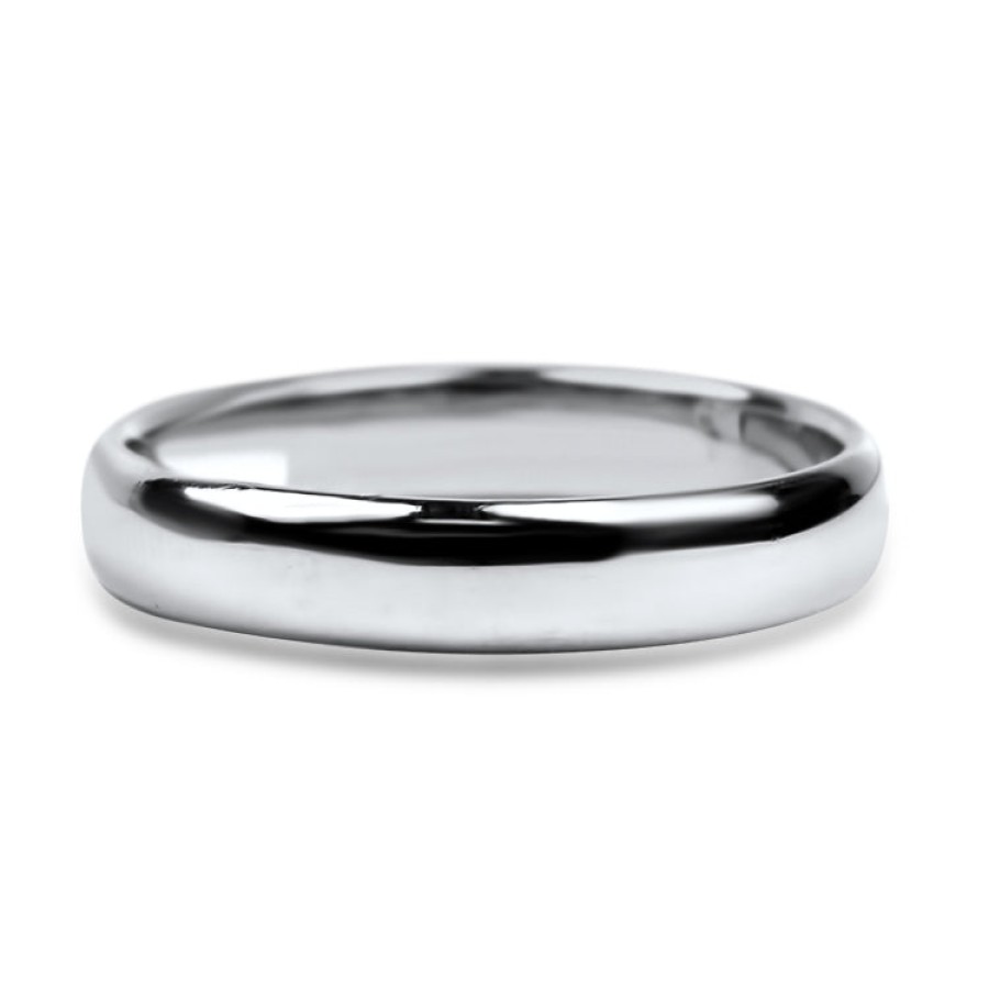 Estate Estate Tiffany & Co. | Tiffany & Co. Estate Platinum 4.5Mm Half Round Band