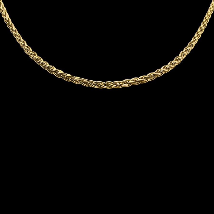 Estate PAGE Estate | Estate 18K Yellow Gold Spiga Link Chain 22"