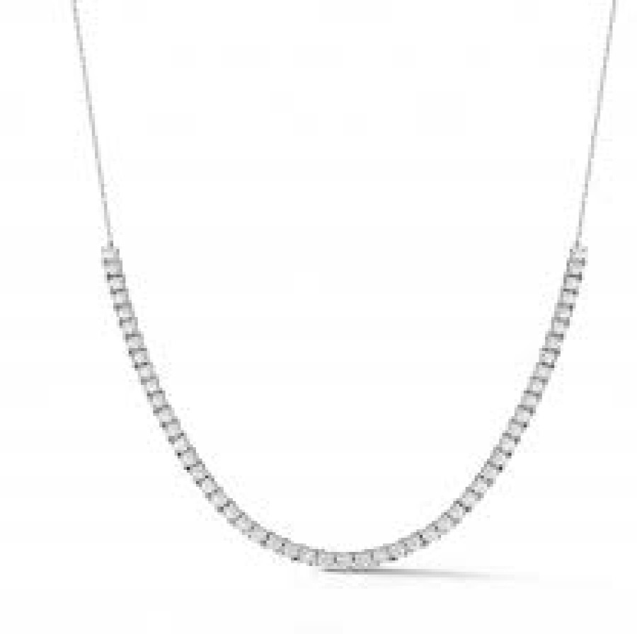 Jewelry Dana Rebecca Designs Diamond Necklaces & Pendants | Dana Rebecca Designs Ava Bea Tennis Necklace - White Gold