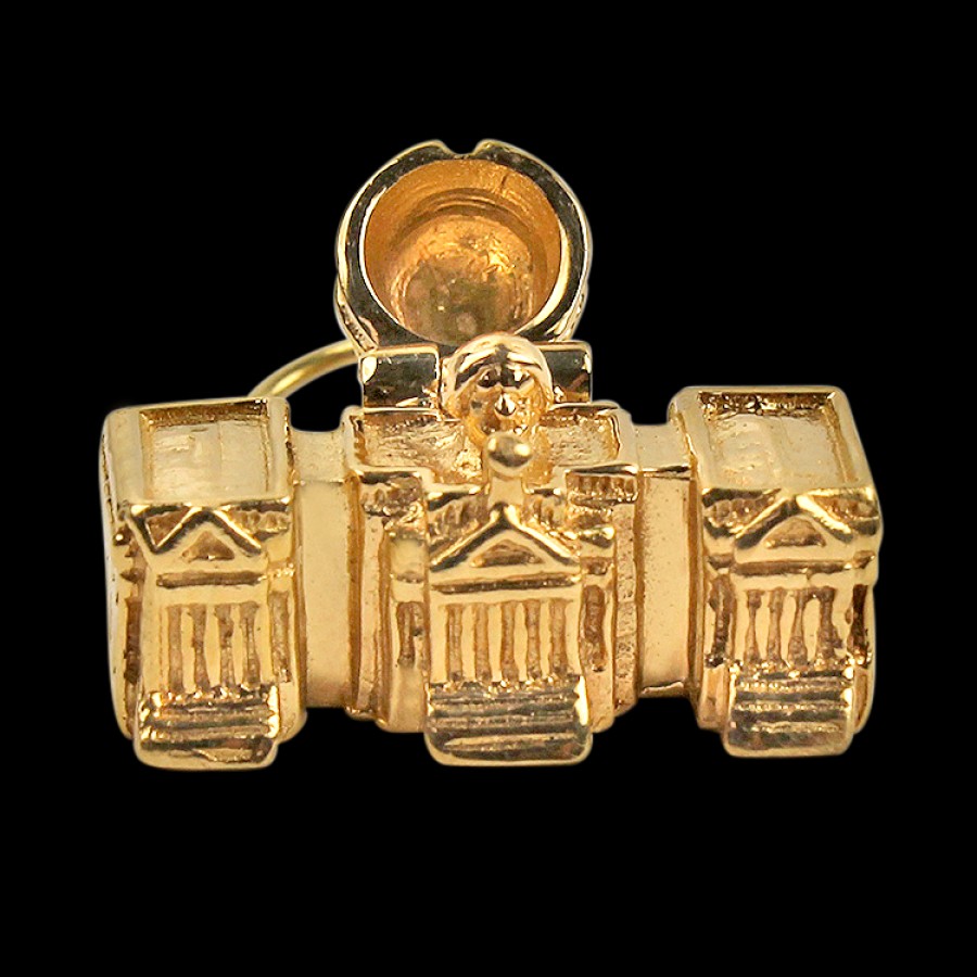 Estate PAGE Estate | Estate 14K Yellow Gold Capital Building Pendant/Charm