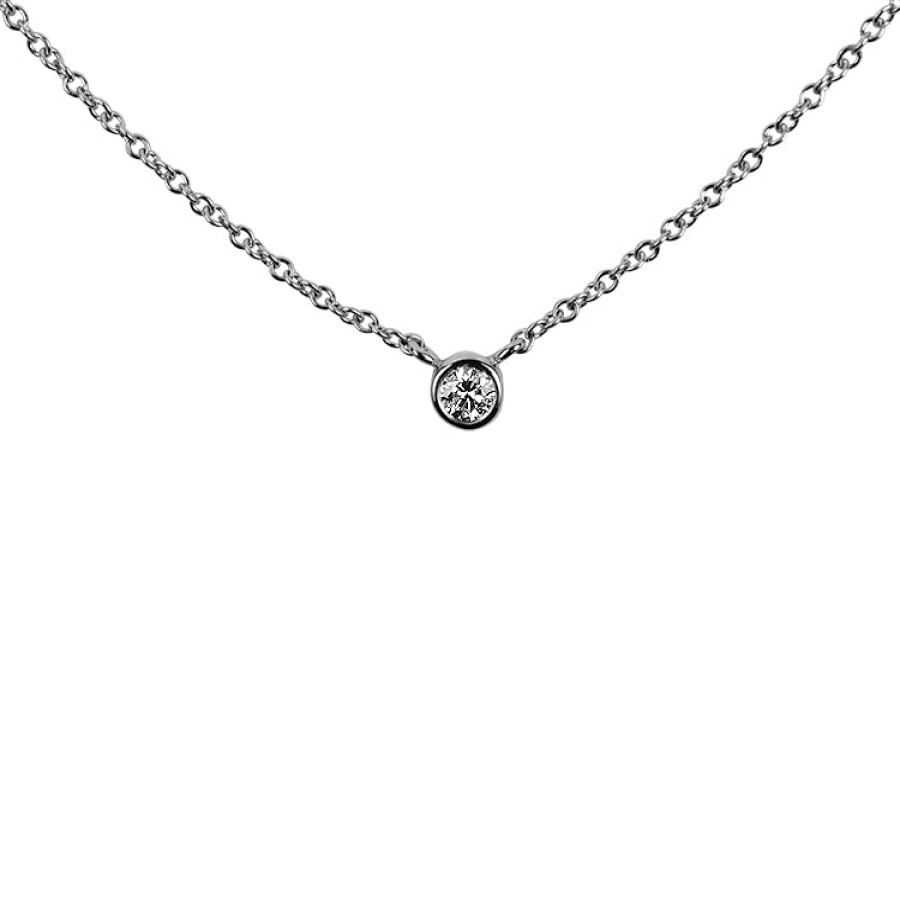 Jewelry 1870 Collection Diamond Necklaces & Pendants | 18K White Gold Diamond Necklace