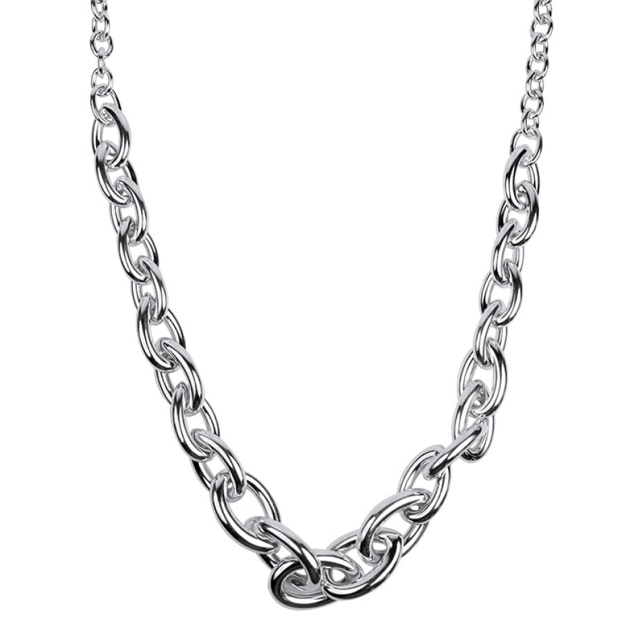 Jewelry Springer's Collection Chains | Sterling Silver Oval Link Necklace