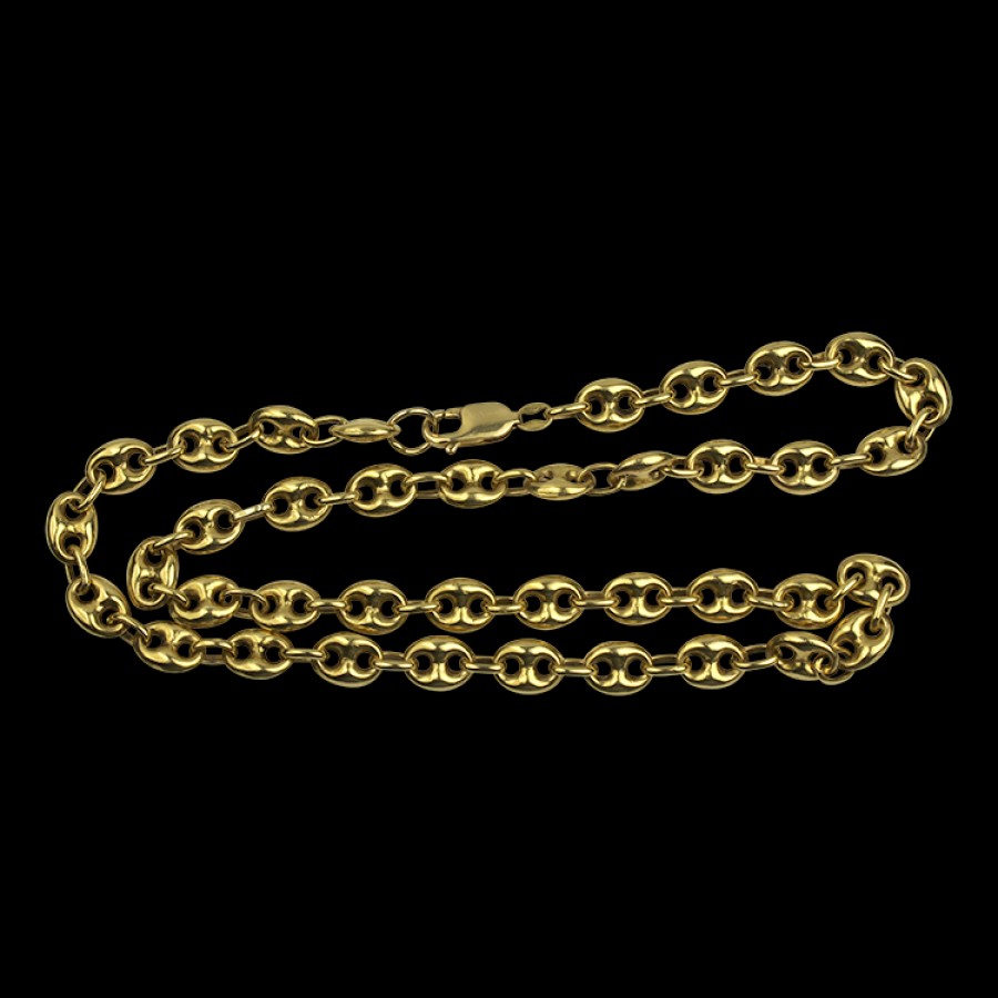 Estate PAGE Estate | Estate 18K Yellow Gold Puffy Gucci Link Necklace