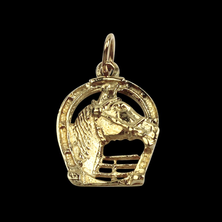 Estate PAGE Estate | Estate 14K Yellow Gold Horseshoe Charm/Pendant