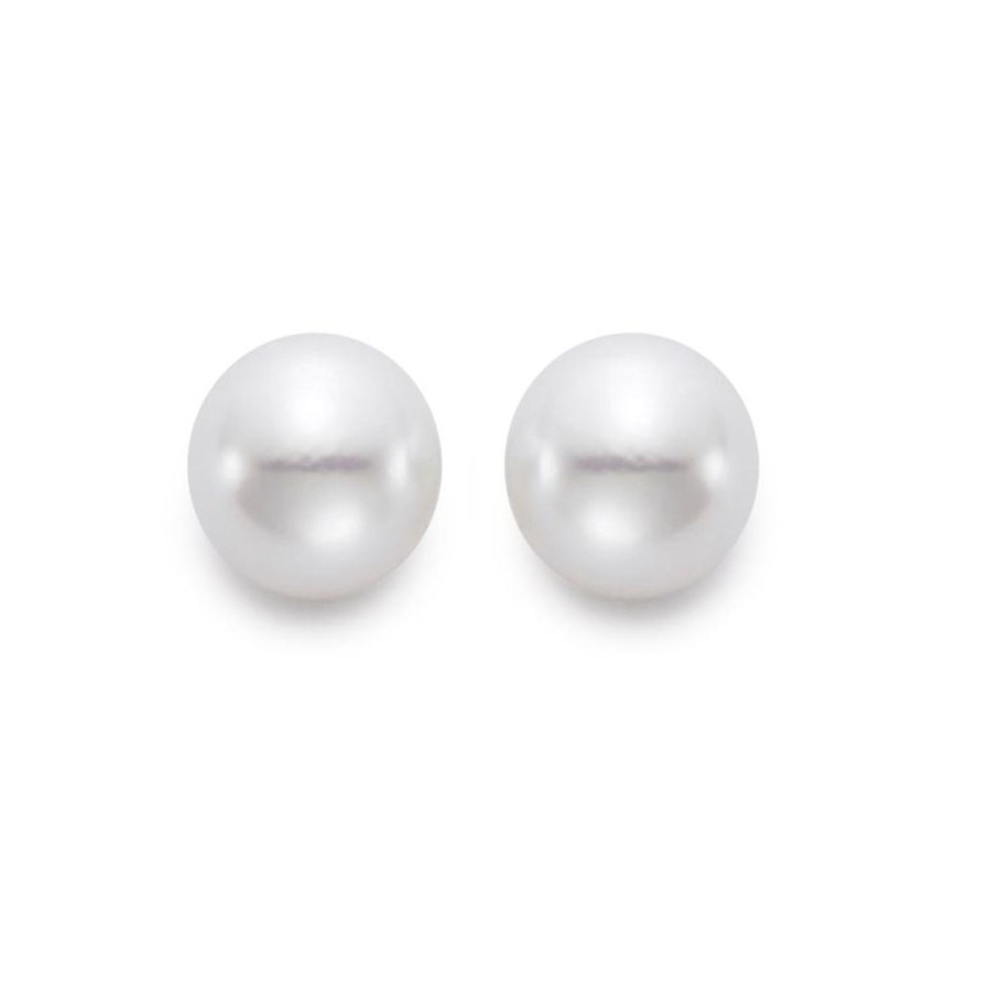 Jewelry Mastoloni Stud Earrings | Mastoloni Freshwater Yellow Gold Pearl Stud Earrings