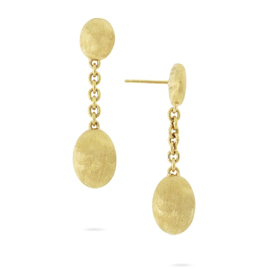 Jewelry Marco Bicego Dangle & Drop Earrings | Marco Bicego Siviglia Link Drop Earrings