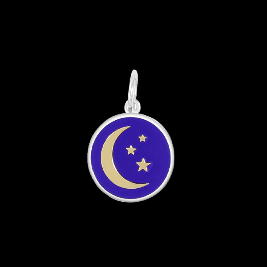 Jewelry LOLA Pendants | Lola Moon And Stars Pendant - Royal Blue And Gold